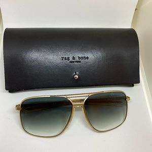 Rag & Bone Aviator Sunglasses Rnb 5009/S